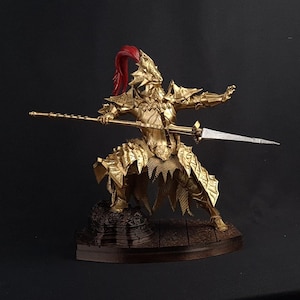 Dragon Slayer Ornstein Statue, Dark Souls Boss Statue,  Dark Souls Figurines, Gaming Room Decor