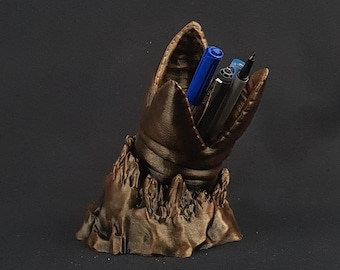 Dune Sandworm Pen Holder, Pencil Holder, Desktop Decoration, Desktop Organizer