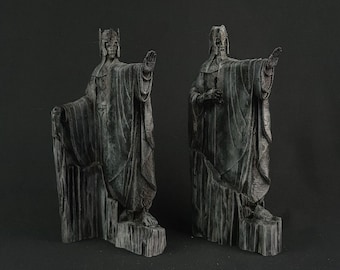 Gates of Argonath, The Lord of the Rings Argonath Bookend, Hand Painted Gift