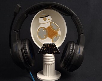 Star Wars Headphone Stand, BB8 Headset Stand, Gaming Room Decor