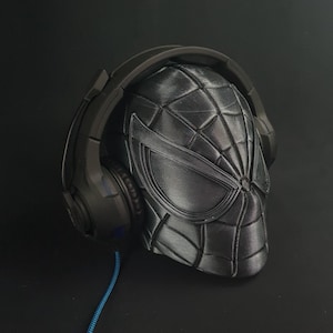 Spiderman Headphone Stand, Paintable Bust, Spiderman Headset Stand, Gaming Room Decor