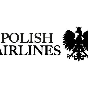 Polish Airlines car sticker | 15 x 5 cm | weatherproof Oracal film | for BMW, Audi, Mercedes, VW, trunk, rear window, tuning sticker