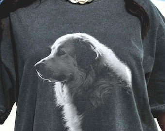 Great Pyrenees (Great Pyr) tee, Unisex comfort colors, realistic silhouette, Unique Gift for Dog Lovers
