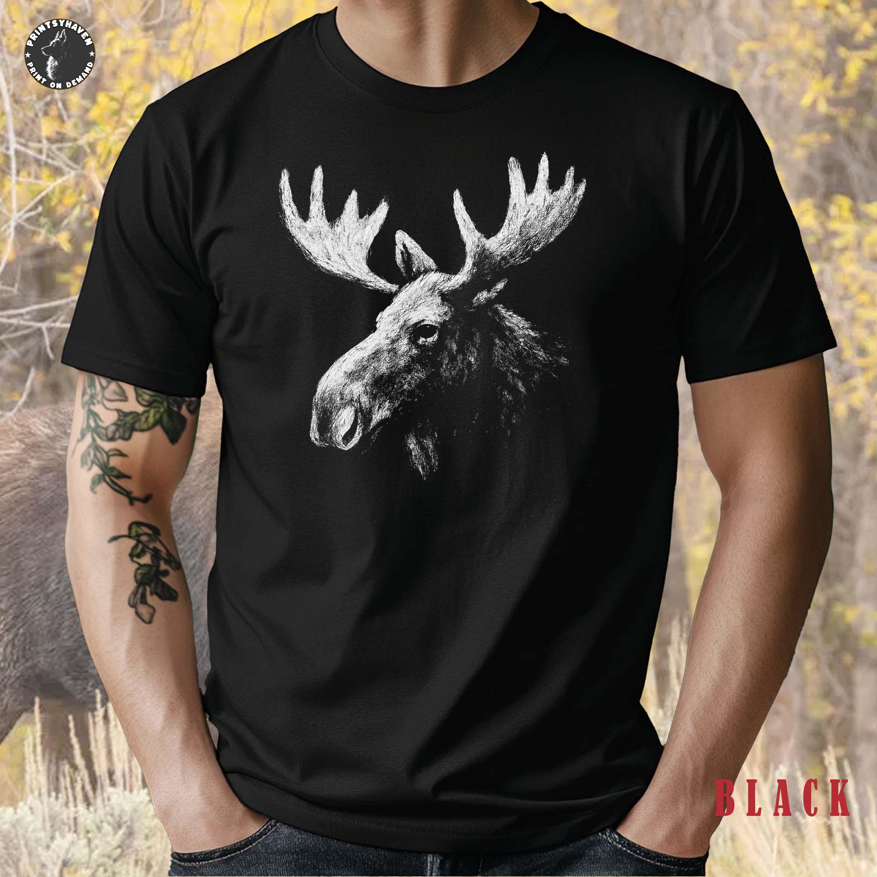 Moose T Shirt - Etsy