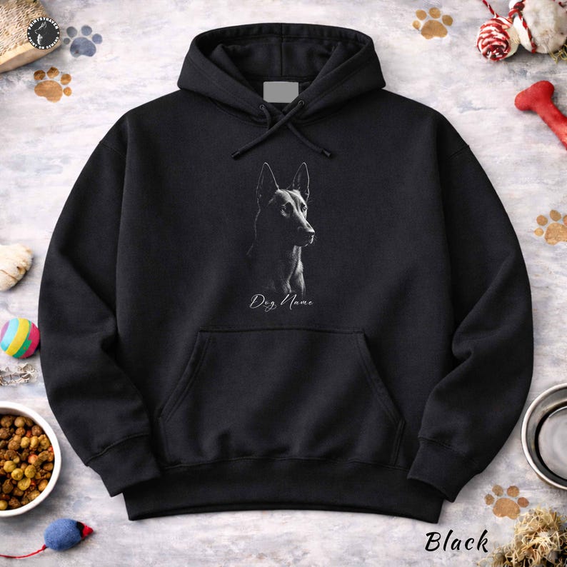 Custom Name Belgian Malinois Comfort Colors Shirt: Personalized Dog Lover Tee image 14