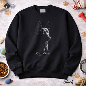 Custom Name Belgian Malinois Comfort Colors Shirt: Personalized Dog Lover Tee image 15