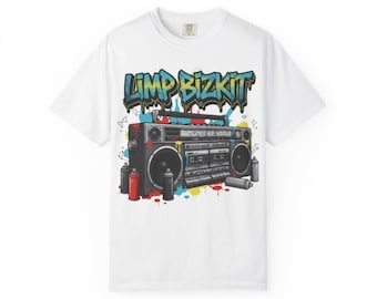 Graffiti T-Shirt, Nu Metal 2000s Rock Tee