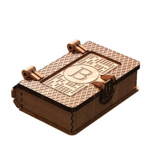 Steampunk Book Box – Laser Cut File | Jewelry & Keepsake Storage