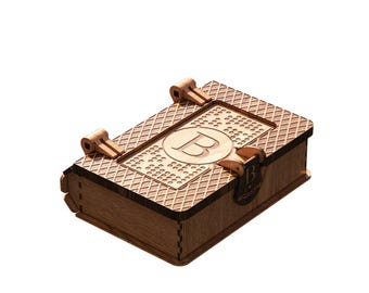 Steampunk Book Box – Laser Cut File | Jewelry & Keepsake Storage