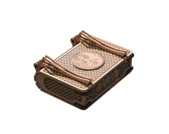 Steampunk Book Box – Laser Cut File | Jewelry & Keepsake Storage