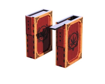 Laser Cut Cigarette Case File – Sliding Lock Cigar Box SVG DXF EPS