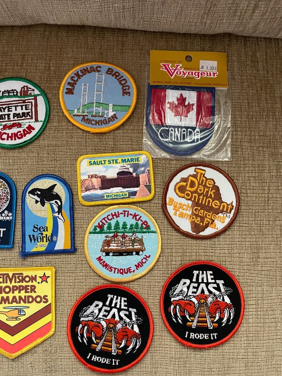 Vintage 1980's Miscellaneous Patches from Amuseme… - image 3