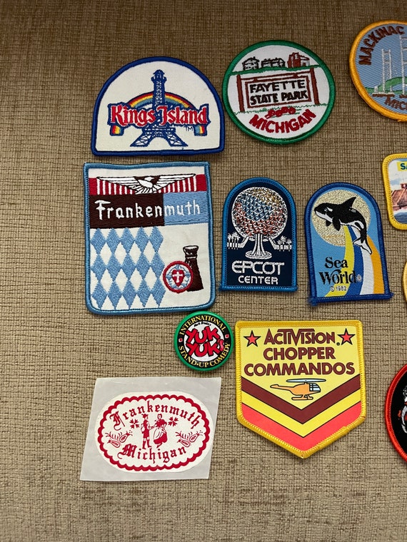 Vintage 1980's Miscellaneous Patches from Amuseme… - image 2