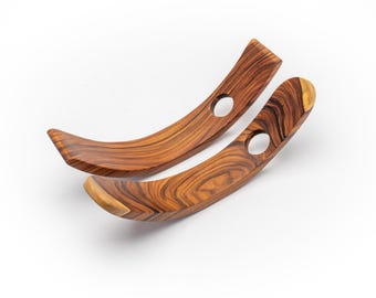 Floating Wooden Wine Holder | Handmade Rosewood Wine Minimalist Display | Gift for Valentine's Day, Wedding, Anniversary, Housewarming Décor