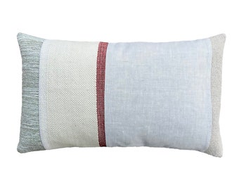 Linen Patchwork Pillow
