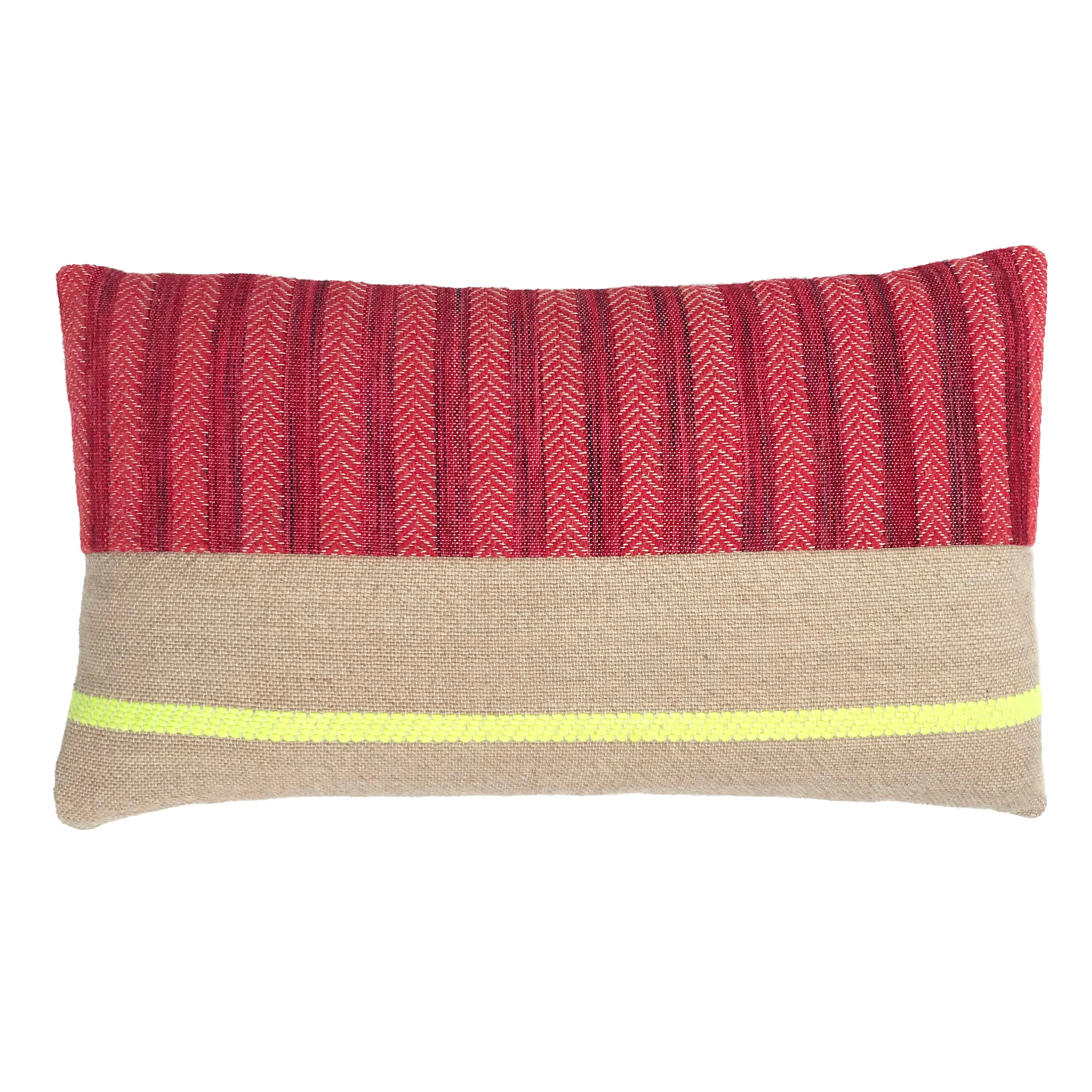 Yellow Ombre Decorative Pillow Throw Pillows by Johil Ross