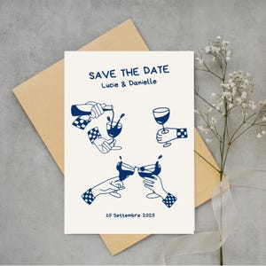 Invito matrimonio digitale personalizzabile | Save the Date Canva moderno e ironico | scaricabile e modificabile