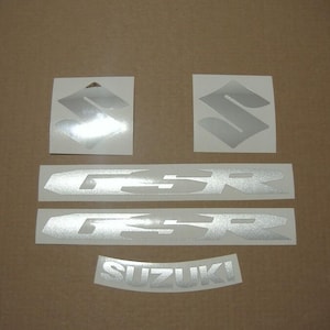 Suzuki GSR 600 2006 full decals set replica stickers kit reproduction graphics restoration adhesives logo labels autocollants