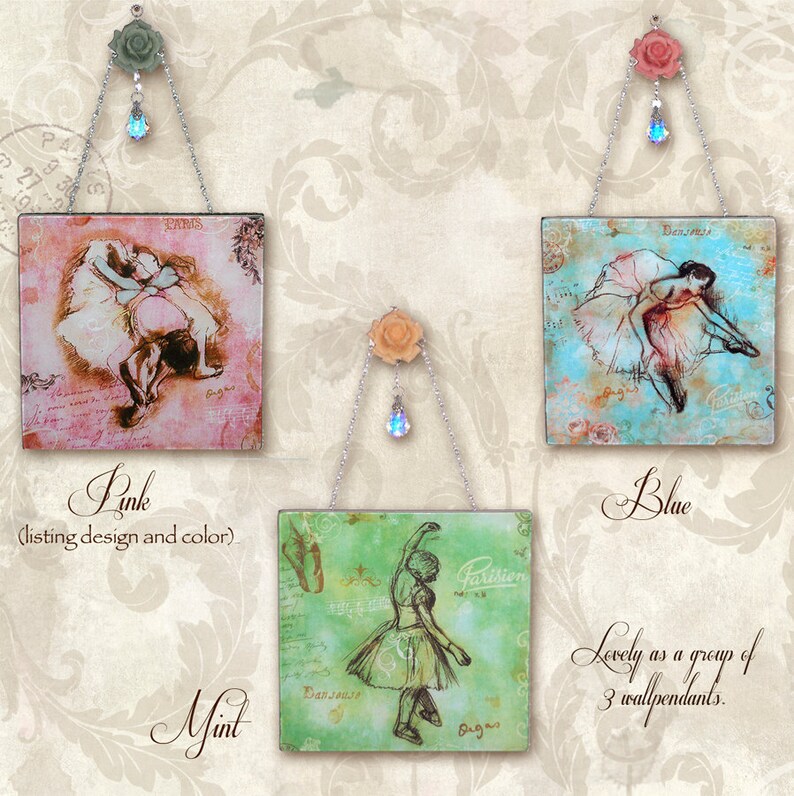 Parisian Pink Ballerina Wall Hanging Vintage Paris Fashion Etsy