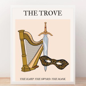 Aesthetic Digital Print | ACOTAR / ACOSF Nesta and The Trove - A Court Of Silver Flames Print
