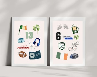 Aesthetic Digital Print | Binding 13 and Saving 6 Collage Duo Boys Of Tommen
