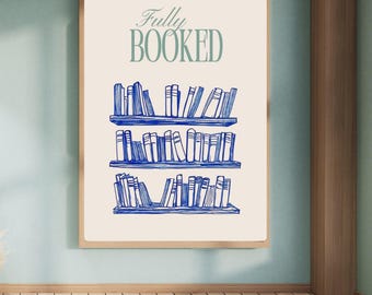 Aesthetic Digital Print | Fully Booked Book Club A4
