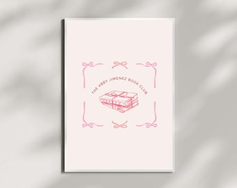 Stampa digitale estetica / Abby Jimenez Author Book Club