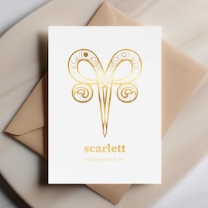 Biglietto d'auguri personalizzato con i Gemelli - Spirito Gemelli brillante, biglietto d'auguri astrologico personalizzato in oro, biglietto con nome personalizzato, biglietto d'auguri celeste, idea regalo