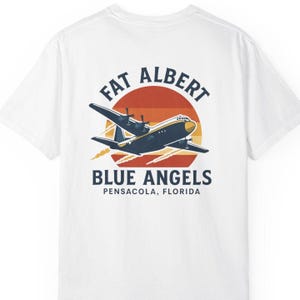 Fat Albert Blue Angels T-shirt, Vintage Airplane Tee, Aviation Gift, Unisex Graphic Tee, Aeronautics Apparel, Flight Enthusiast Shirt