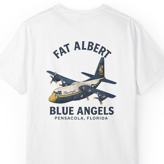 Retro Blue Angels Fat Albert Shirt Pensacola Florida Navy Aviation