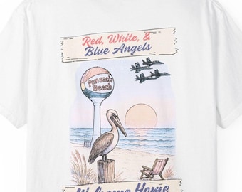 Blue Angels - Pensacola Beach Air Show T-shirt - Unisex