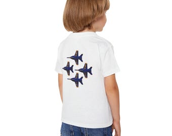 Kids Blue Angels T-Shirt | Youth Jet Formation Tee | US Navy Air Show Shirt | Pensacola FL Design