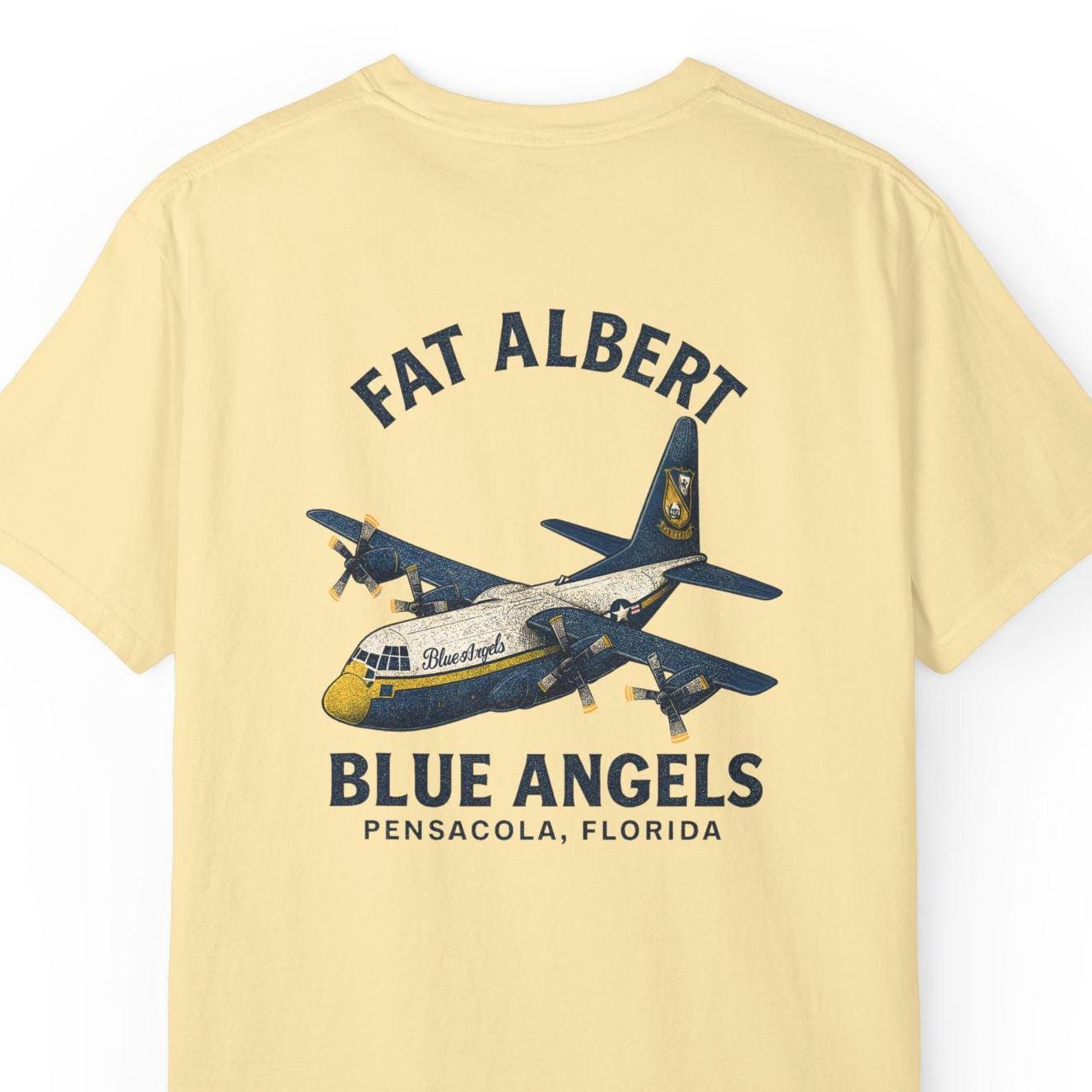 Retro Blue Angels Fat Albert Shirt Pensacola Florida Navy Aviation