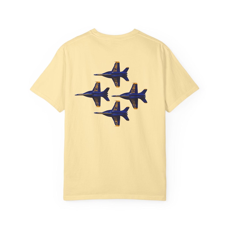 T-shirt Blue Angels : t-shirt graphique 100 % coton américain image 2