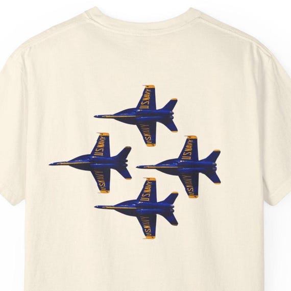 Blue Angels T-Shirt: 100% US Cotton Graphic Tee