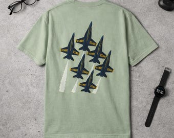 Home of the Blue Angels Shirt, Pensacola Florida T Shirt, Blue Angels Comfort Colors Tee, Navy Aviation Graphic Shirt, Air Show TShirt
