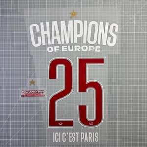 Flocage Officiel Psg N. Mendes domicile UCL Adult 2024/2025 - Collection