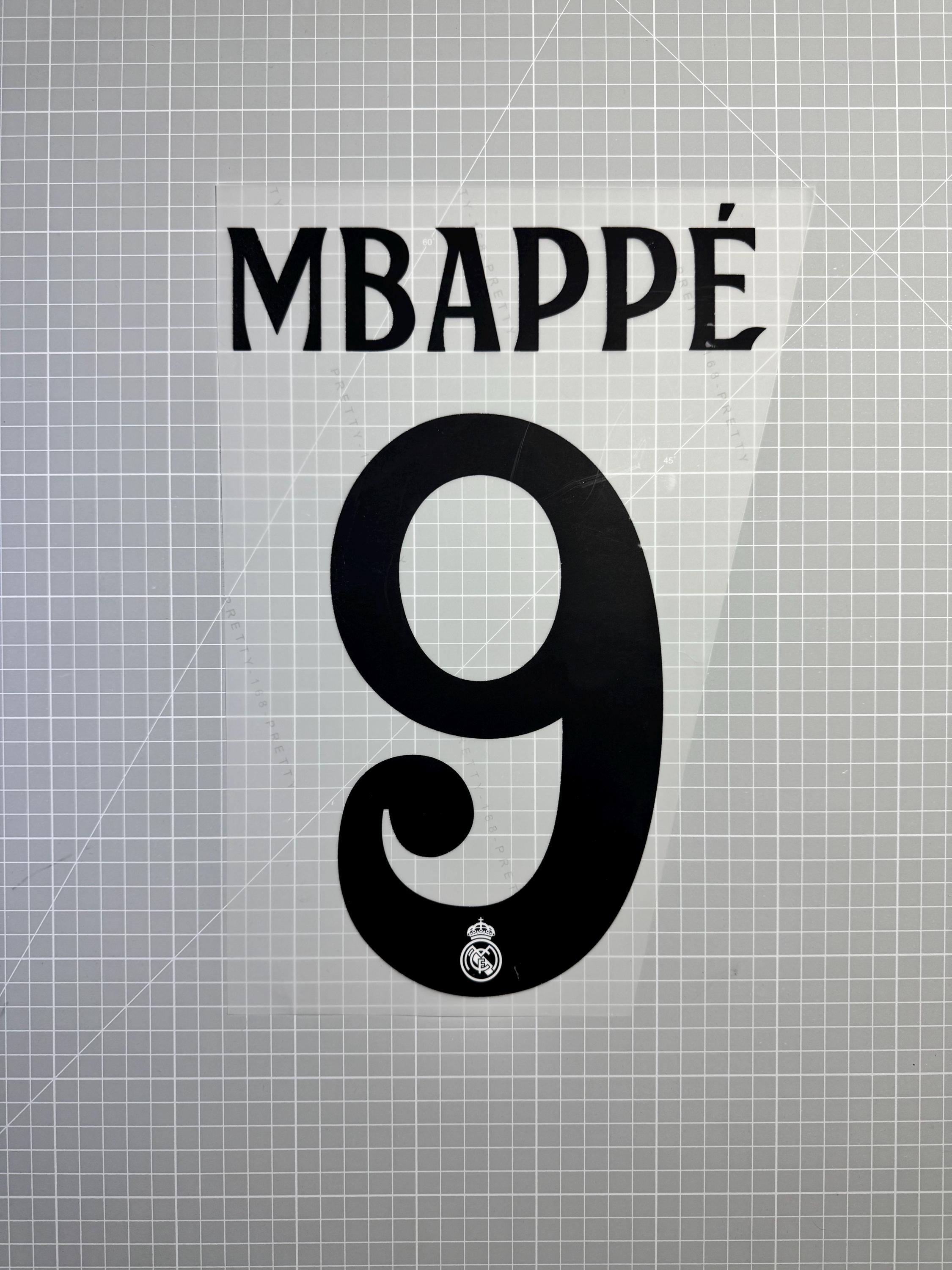 Official Print - Real Madrid, Mbappé, 2024/2025, Home – Le Bon Flocage Official Print - Real Madrid, Mbappé, 2024/2025, Home – Le Bon Flocage