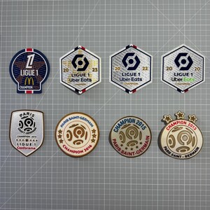 Patch Champion Ligue 1 PSG – Toutes saisons – Thermocollant maillot foot