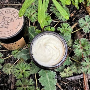 Beef tallow, grass fed tallow, tallow skincare, tallow moisturizer, tallow balm, tallow face cream, tallow butter, face cream, tallow, balm,
