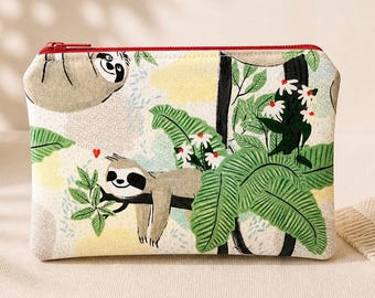 Sloth Zipper Pouch Gift for Girls