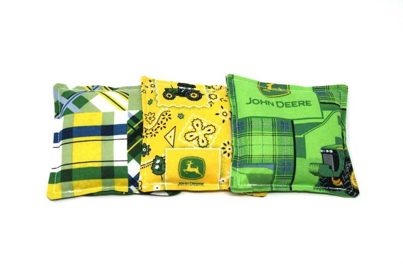 John Deere Bean Bags for Toss Mini Bean Bags for Cornhole Etsy