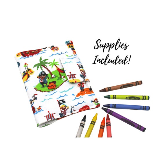 Crayon Wallet, Crayon organizer, Children's coloring toy, Art