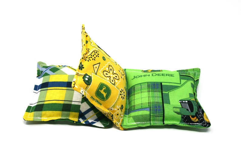 John Deere Bean Bags for Toss Mini Bean Bags for Cornhole Etsy