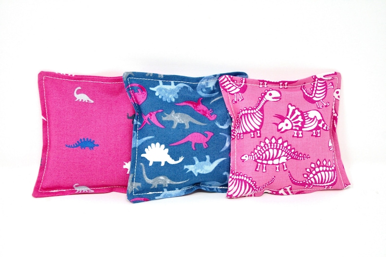 Dinosaur Bean Bags for Toss Mini Bean Bags for Cornhole Etsy
