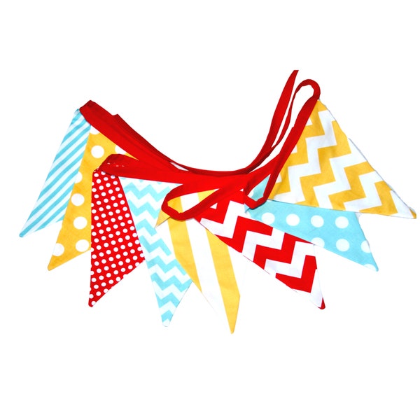 Fabric Pennant Flags Etsy