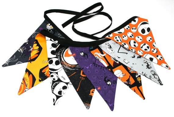 Nightmare Before Christmas Bunting Banner Halloween Banner - Etsy