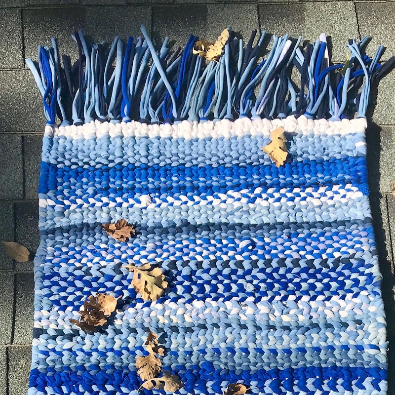 Twined Rag Rugs - Etsy