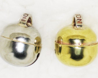 PET BELLS - Cat Dog, Horse, Solid NIckel Silver or Brass - Long Distance Ring Power!