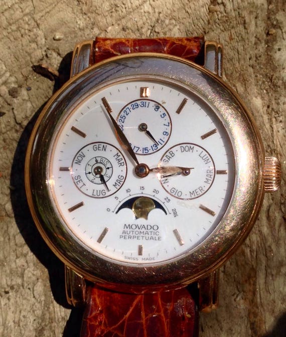 movado 1881 gold